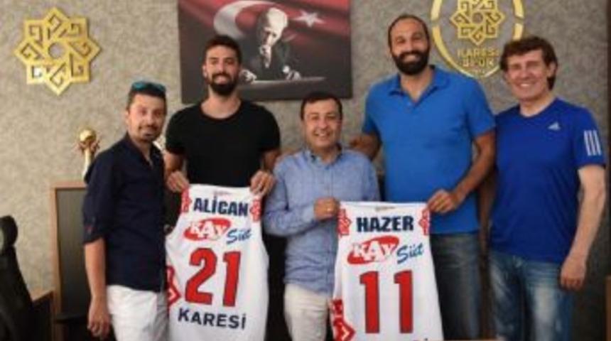 Balıkesir Karesispor'a Hazer'le Alican'dan Imza