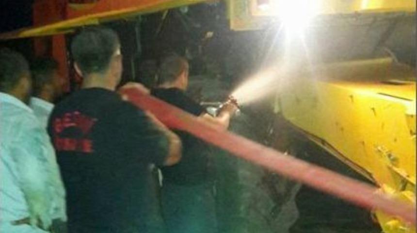 Alev Alan Bi&ccedil;erd&ouml;ver İtfaiye Ekiplerince S&ouml;nd&uuml;r&uuml;ld&uuml;