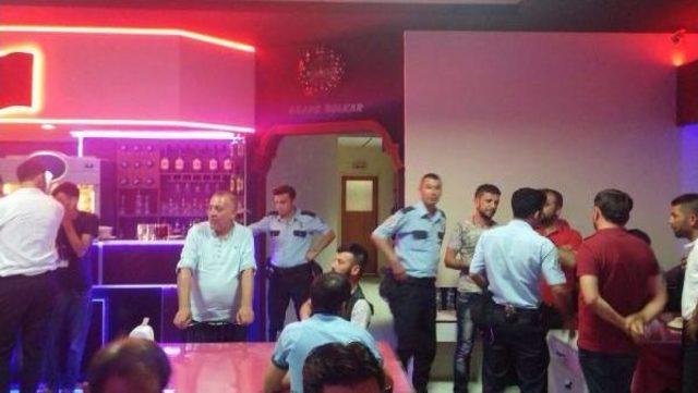 Karapınar'daki Içkili Eğlence Yerlerine Polis Denetimi