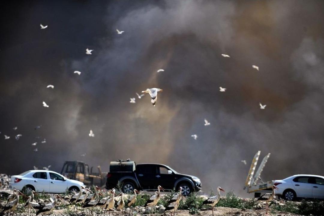 Bursa&rsquo;da Katı Atık Depolama Alanındaki Yangında 5 Hektarlık Alan Zarar G&ouml;rd&uuml;