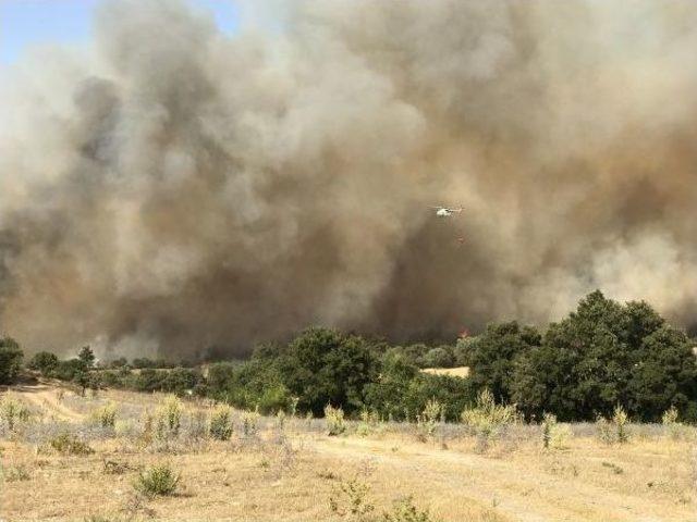 Çanakkale deki Orman Yangını Devam Ediyor 2