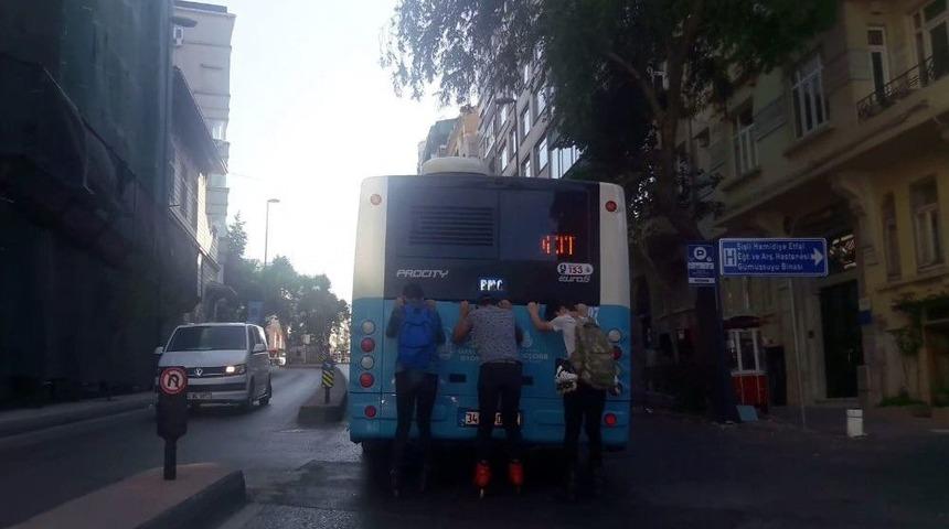 (&ouml;zel Haber) Patenci Gen&ccedil;lerin Tehlikeli Yolculuğu Kamerada