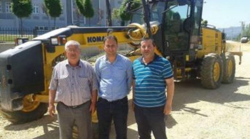 Şaphane’de Yol Yapım Çalışmaları Başladı