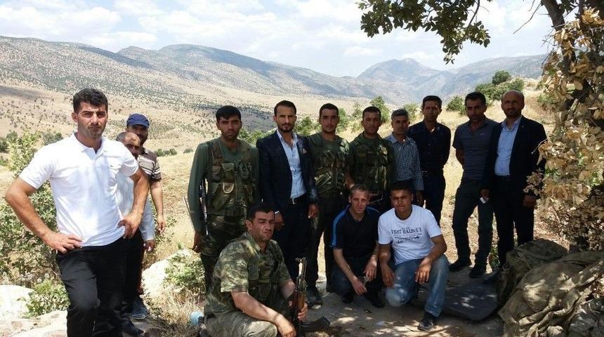 Şehit Derneğinden G&uuml;venlik G&uuml;&ccedil;lerine Ziyaret