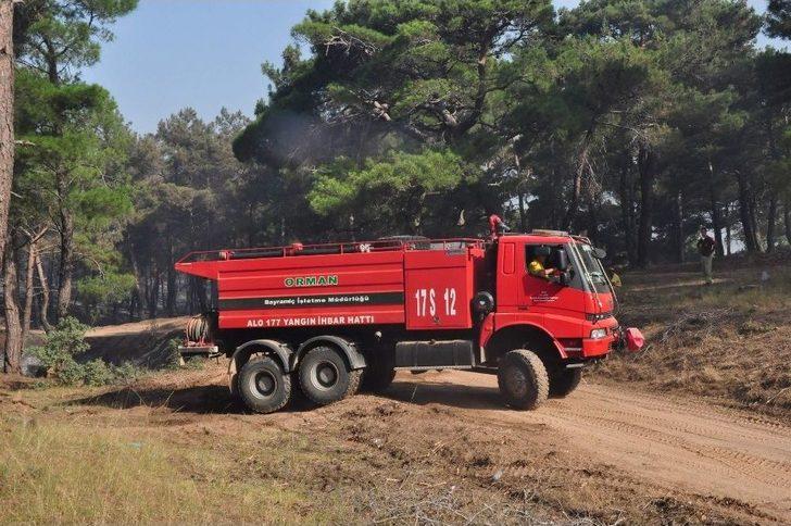 30 Hektarı Kül Eden Çanakkale’deki Orman Yangınında Rüzgar Endişesi G1
