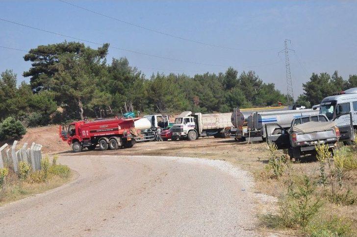 30 Hektarı Kül Eden Çanakkale’deki Orman Yangınında Rüzgar Endişesi G5