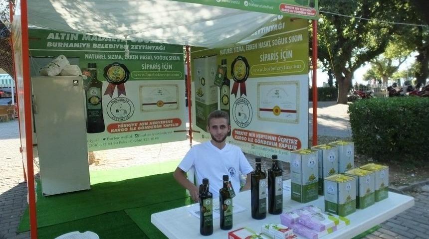 Burhaniye&rsquo;de Belediye Zeytinyağı İlgi G&ouml;rd&uuml;
