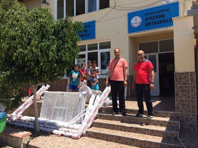 B&uuml;y&uuml;kşehir&rsquo;den Okullara Spor Malzemesi Yardımı 1