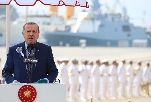 Kınalıada Korveti Cumhurbaşkanı Erdoğan’ın Katıldığı Törenle Denize İndirildi