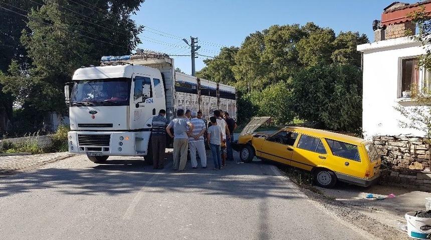 Manavgat&rsquo;taki Kaza Ucuz Atlatıldı