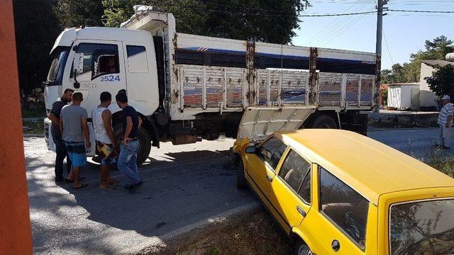 Manavgat’taki Kaza Ucuz Atlatıldı