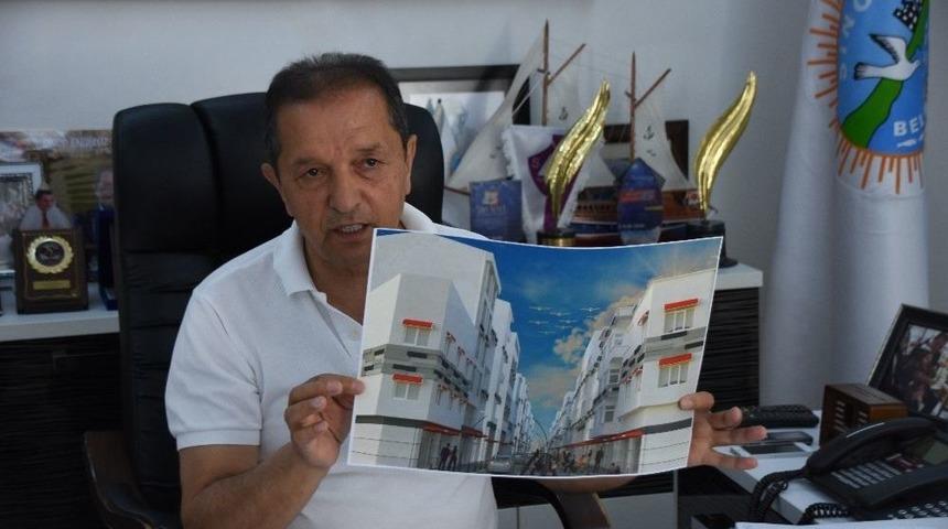 Sakarya Caddesi&rsquo;nde Sıra Dış Cephe Kaplamada