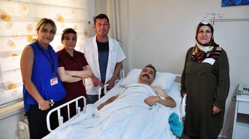 Karnından 3 Kilogramlık Kitle &Ccedil;ıkarıldı