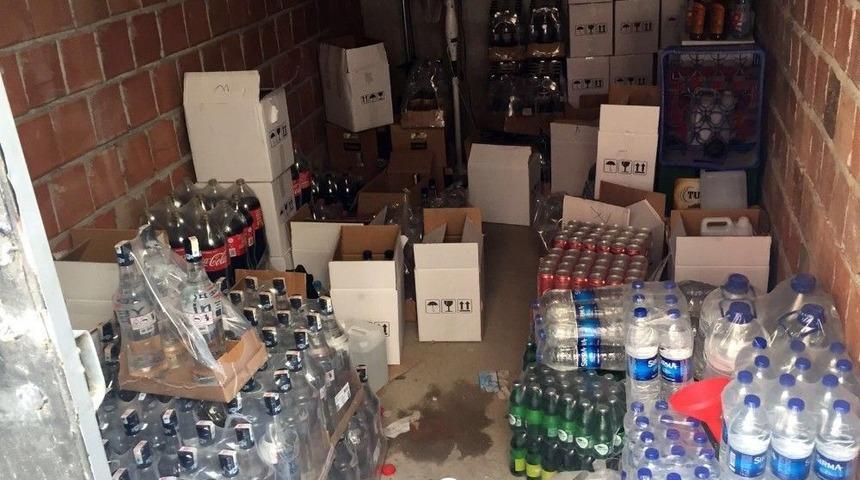 50 Bin Liralık Ka&ccedil;ak İ&ccedil;ki Ele Ge&ccedil;irildi