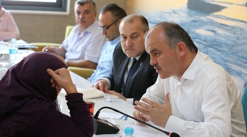 Başkan G&uuml;rlesin Halkın Derdini Dinlemeye Devam Ediyor