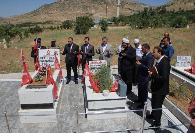 Vali Kaldırım, Şehit Fethi Sekin’in Mezarını Ziyaret Etti