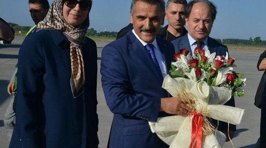 Vali Kaymak Samsun&rsquo;da