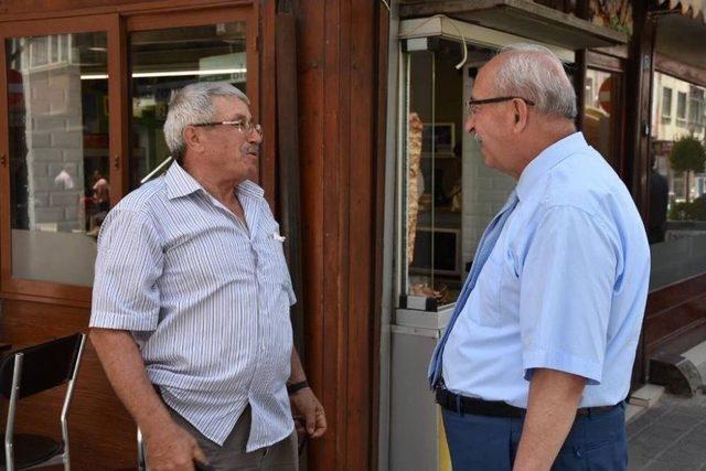 Başkan Albayrak S&uuml;leymanpaşa&rsquo;da Esnaf Ve Vatandaşlarla Bir Araya Geldi 1