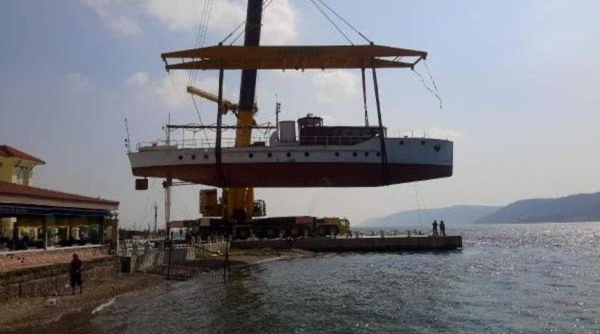 Atat&uuml;rk'&uuml;n Gezi Teknesi M/g Acar &Ccedil;anakkale'de&nbsp;