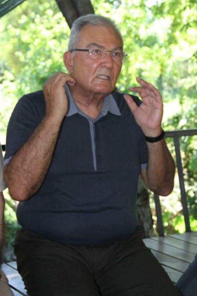 Deniz Baykal, Alanya&rsquo;da Yangında Zarar G&ouml;ren Alanları Gezdi 1