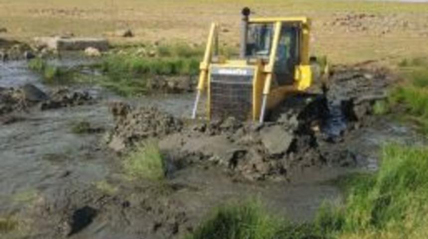 Şekerbulak K&ouml;y&uuml;nde G&ouml;let &Ccedil;alışmaları Başlatıldı