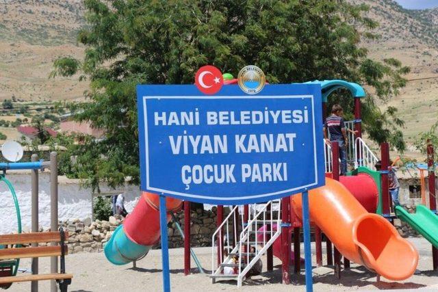 Hani Belediyesi, Çocuk Parklarına Çocuk Şehitlerin İsmini Verdi