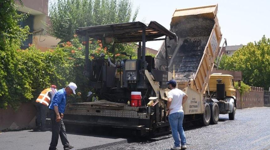 43 Derecede Asfalt Serimi Yapılıyor