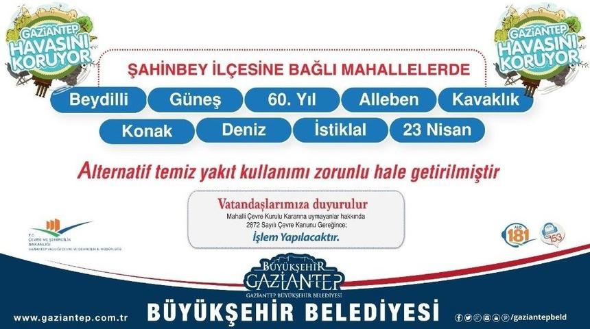 Gaziantep &rsquo;temiz Yakıt&rsquo; Kullanımında İddalı