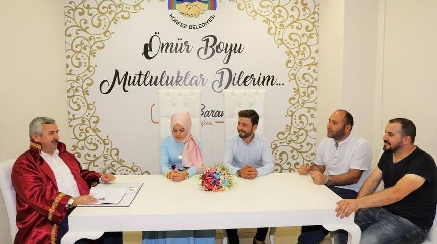 Nikahlarını Başkan Baran Kıydı