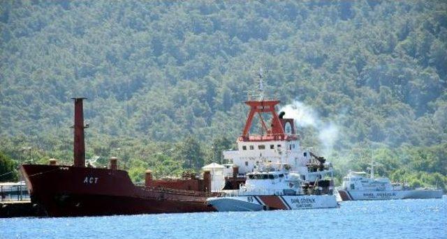 Yunanlıların Ateş Açtığı Kuru Yük Gemisi Marmaris'ten Ayrıldı