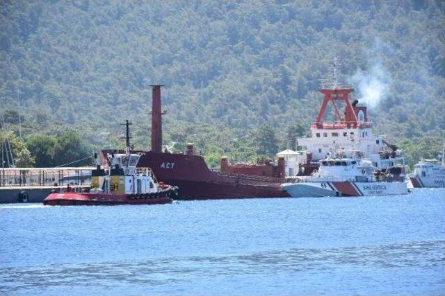 Yunanlıların Ateş Açtığı Kuru Yük Gemisi Marmaris'ten Ayrıldı