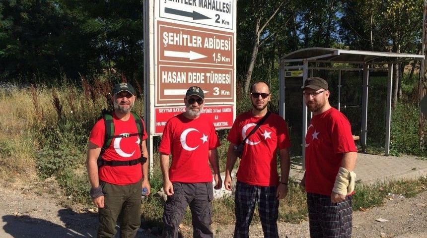 İneg&ouml;l&rsquo;den Bursa&rsquo;ya Şehitler İ&ccedil;in Y&uuml;r&uuml;d&uuml;ler