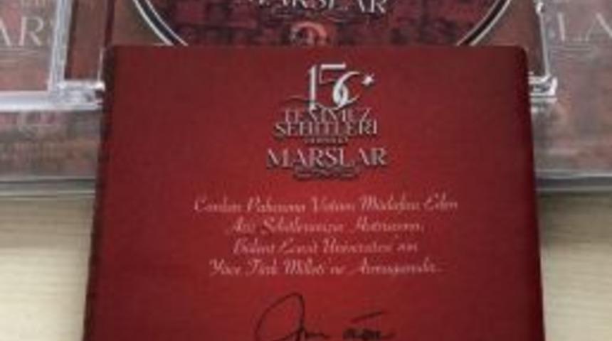 &Uuml;niversiteden, 15 Temmuz Şehitleri Anısına Marş Alb&uuml;m&uuml;