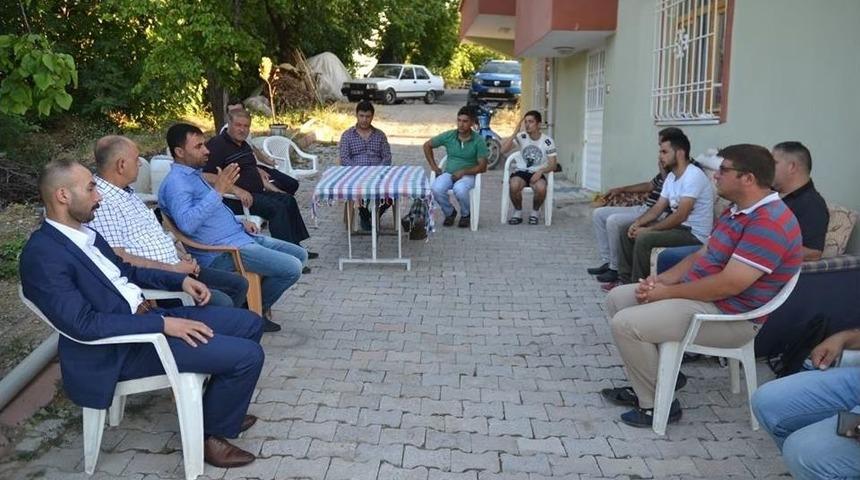 Mhp&rsquo;li Samanlı&rsquo;dan Kayısı &Uuml;reticilerine Ziyaret