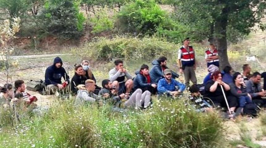 Kazdağları'nda 36 Ka&ccedil;ak Yakalandı