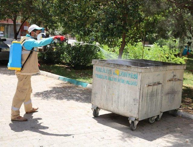 Haliliye’de İlaçlama Çalışmaları Aralıksız Sürüyor