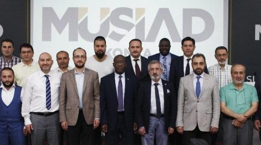 M&uuml;siad Konya Şubesi Zambiya Heyetini Ağırladı