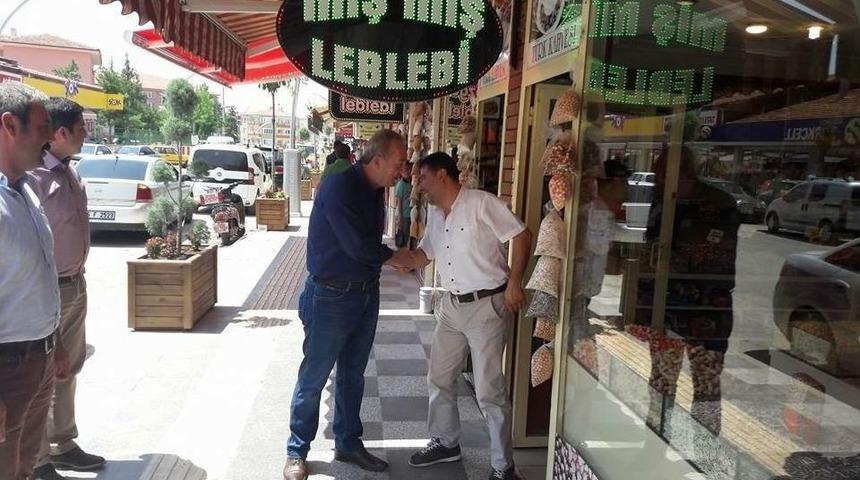 Başkan Şahiner&rsquo;den Esnaf Ziyareti