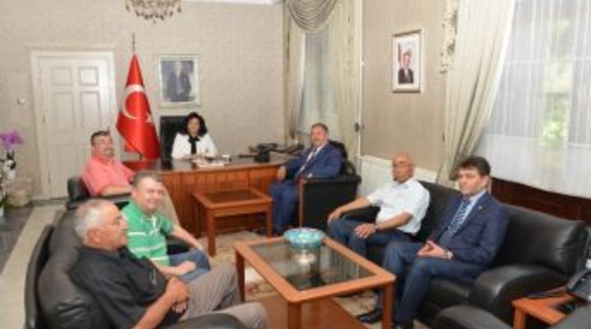 Menteşe Ziraat Odası Y&ouml;netimi Vali Civelek&rsquo;i Ziyaret Etti