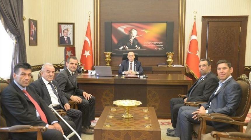 Kırklareli Sakatlar Derneğinden Vali &Ccedil;ift&ccedil;i&rsquo;ye Ziyaret