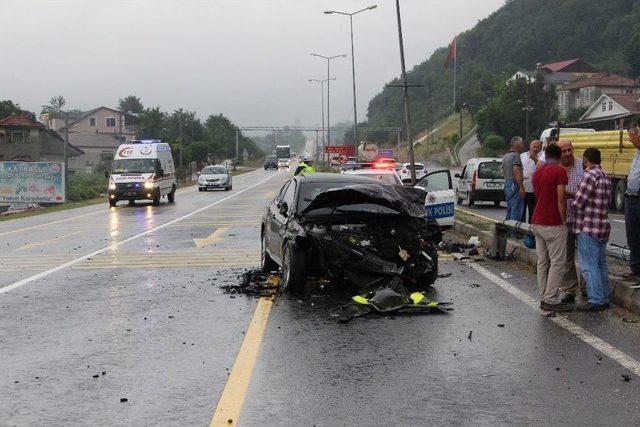 Bolu Dağı’nda Trafik Kazası: 2 Yaralı