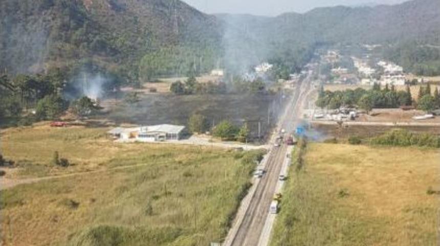 Marmaris'te Ot Yangını