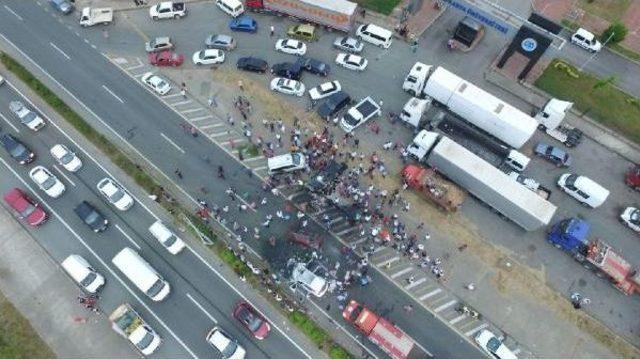 Trabzon da D&uuml;nk&uuml; Zincirleme Kazada &Ouml;lenlerin Sayısı 4 e &Ccedil;ıktı 1