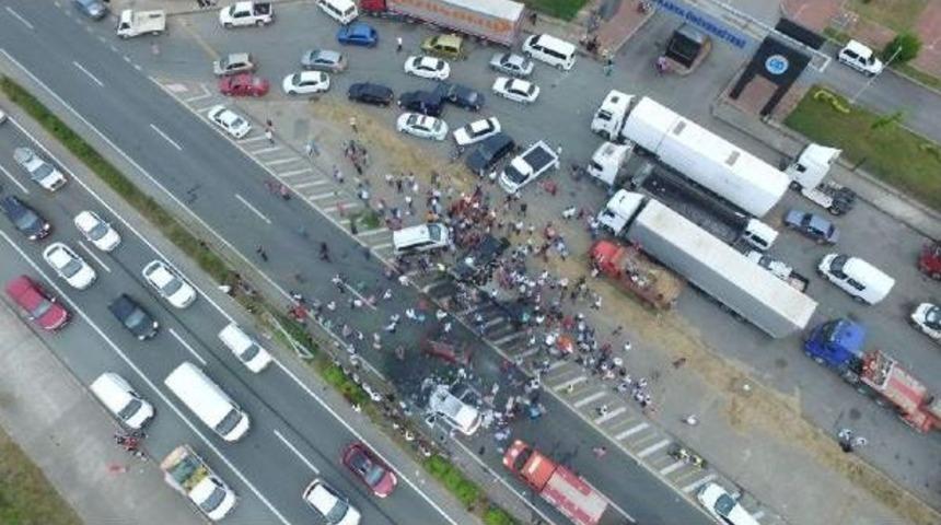 Trabzon&rsquo;Da 4 Kişinin &Ouml;ld&uuml;ğ&uuml; Kazada, Tutuksuz Yargılama Kararına Imzalı Tepki