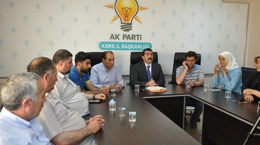 Ak Parti İl Başkanı &Ccedil;alkın, Değerlendirmelerde Bulundu