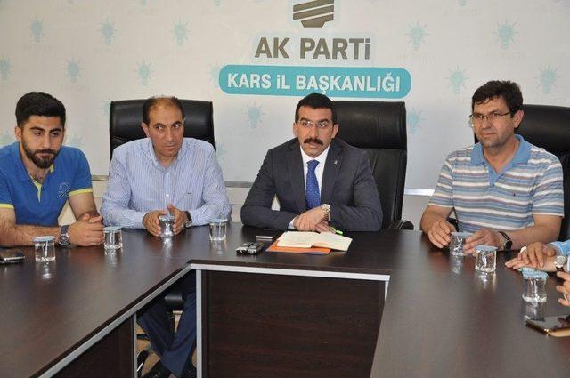 Ak Parti İl Başkanı &Ccedil;alkın, Değerlendirmelerde Bulundu 1