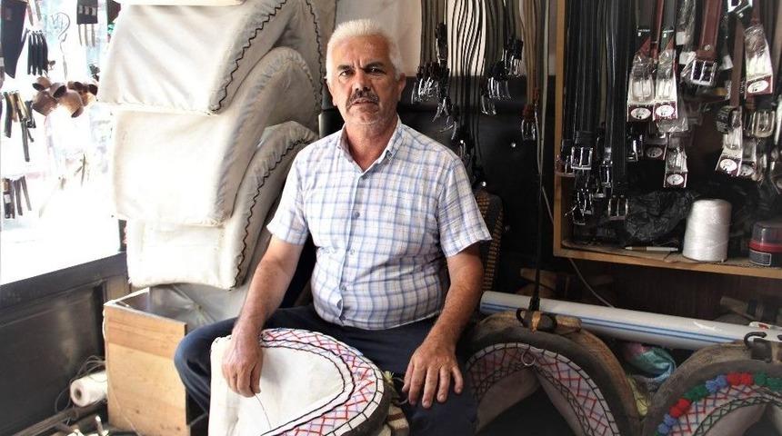 (&ouml;zel Haber) Beypazarı&rsquo;nın Tek Semer Ustası Mesleğini Yaşatmaya &Ccedil;alışıyor