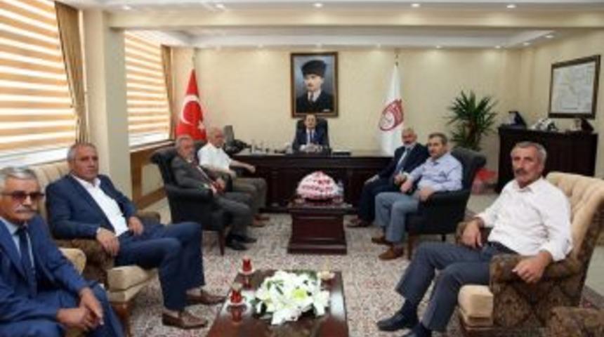 İl Genel Meclisi Y&ouml;netimi, Vali Ali Hamza Pehlivan&rsquo;ı Ziyaret Etti