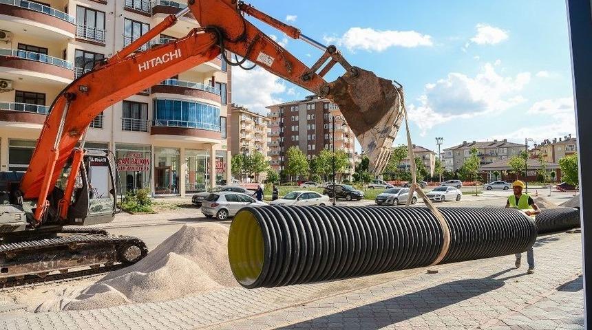 Maski K&ouml;m&uuml;rtevzi&rsquo;deki Yağmursuyu Hat Sorununu &Ccedil;&ouml;zd&uuml;