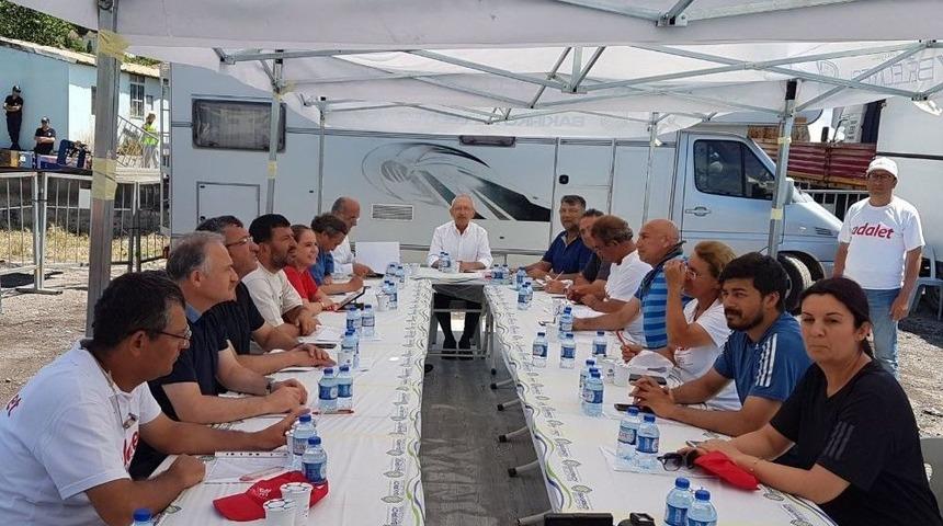 Chp Myk Toplantısı Kılı&ccedil;daroğlu Başkanlığında Başladı